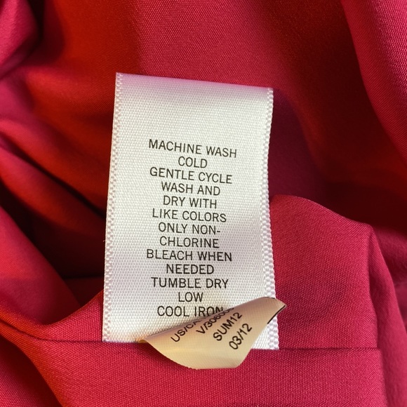 Banana Republic Pink Halter Dress Pleated Front - Picture 10 of 10